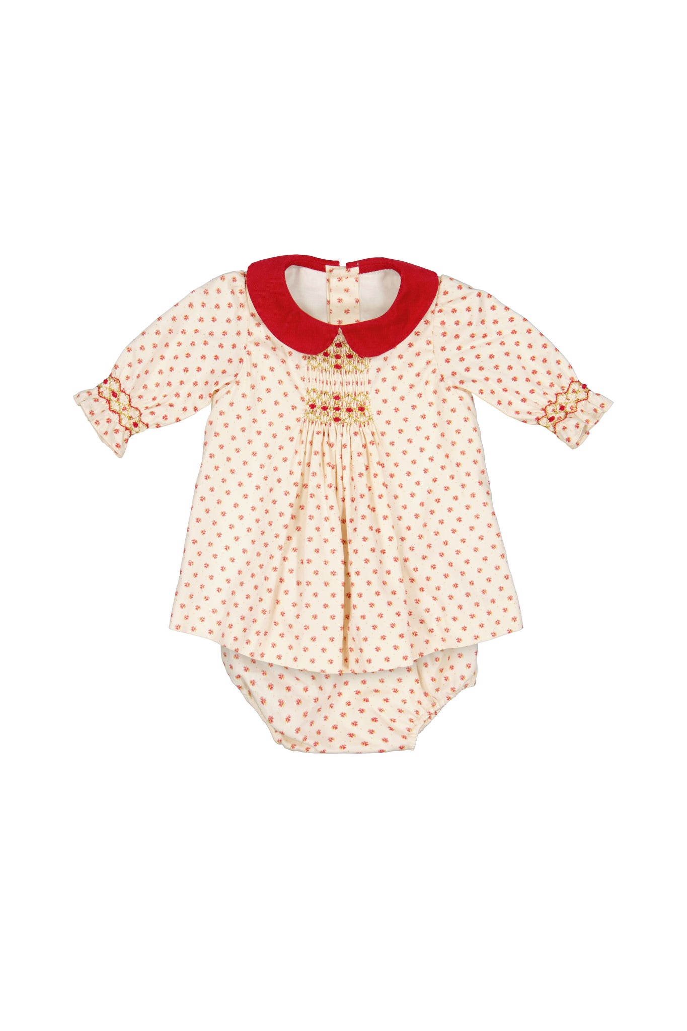 OLYMPE RED LONG SLEEVE BABY SET