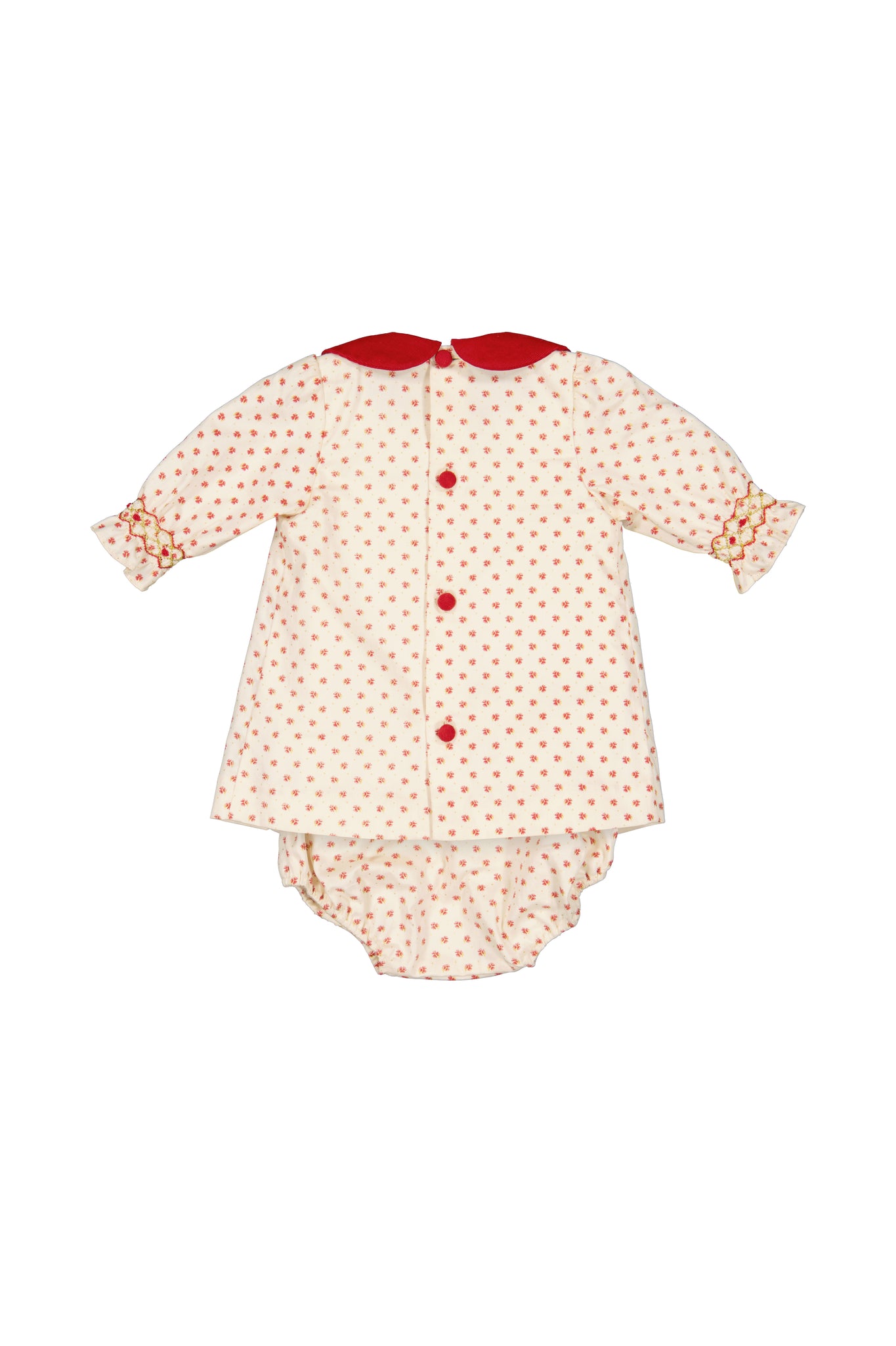 OLYMPE RED LONG SLEEVE BABY SET